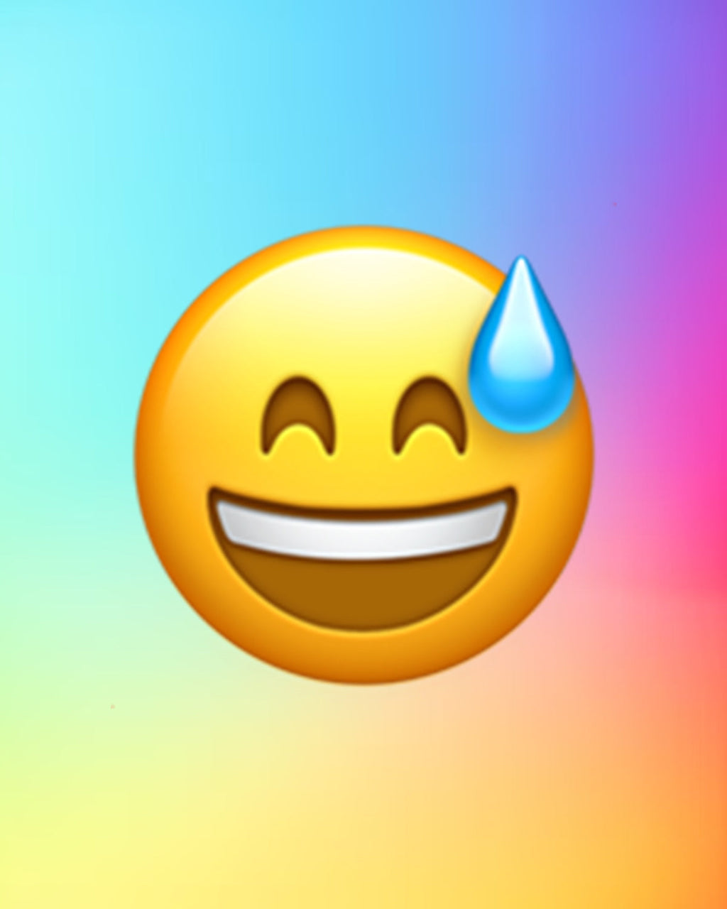 😅 Grinning Face with Sweat T-Shirt